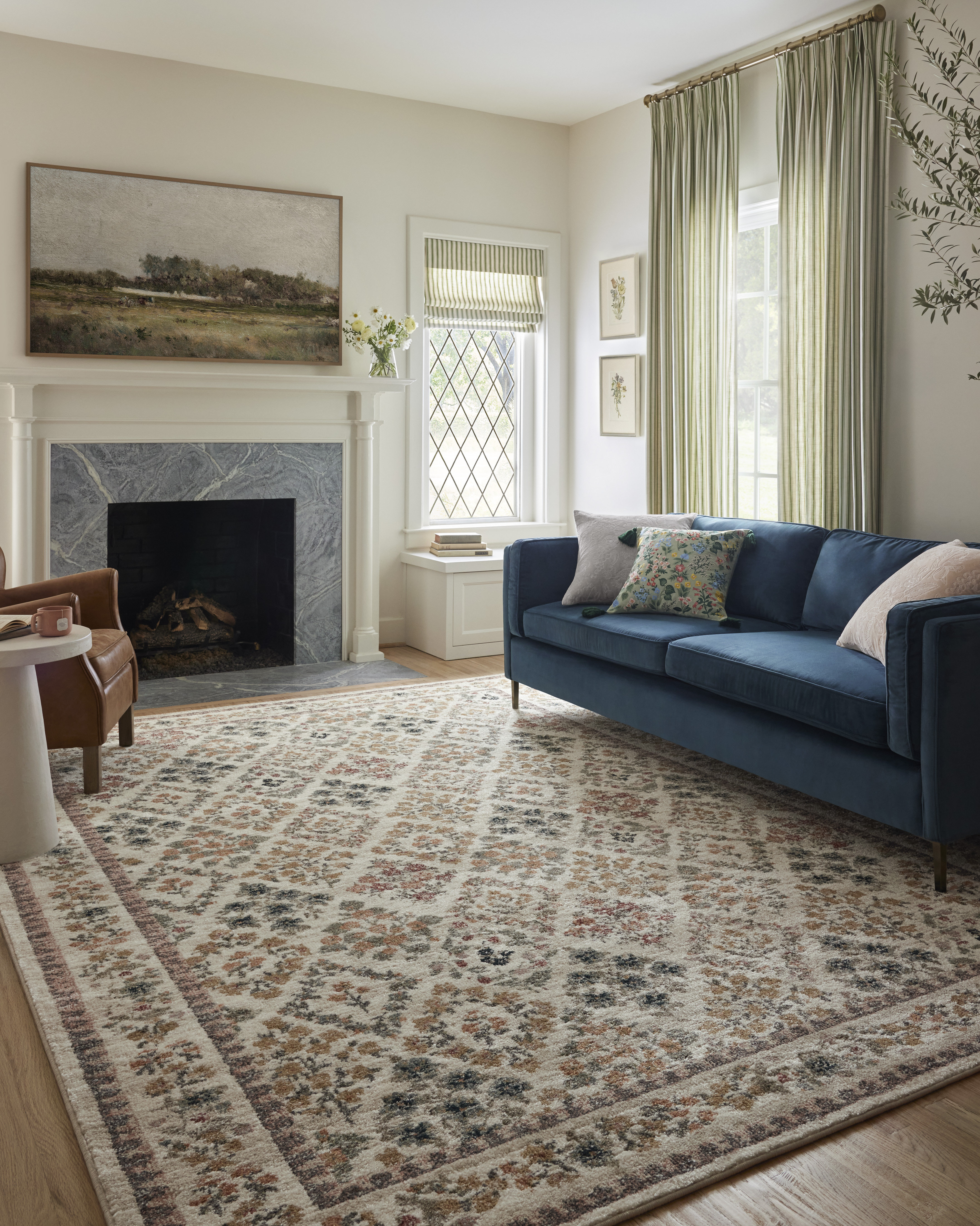Rifle Paper Co. x Loloi Laurel Cream Area Rug & Reviews | Wayfair